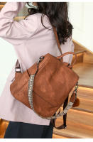 Mochila de Cuero de pu antirobo para Mujer, bolso de mano informal, bolso de viaje, bandolera - details 1