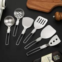 Utensilios de cocina plegables de acero inoxidable 304 Multifuncionales para acampar al aire libre - details 2