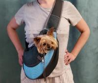 Bolso de hombro para mascotas, bolsa de viaje para perros, de malla Oxford, cómodo, S/L - details 16