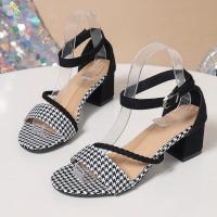 Sandalias de Mujer de Lujo con Tacón Alto Moda 2025 con Estilo Mezclado - details 2