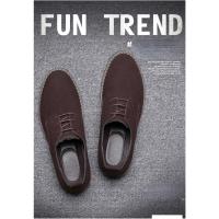 Zapatos informales de gamuza para hombre, calzado con cordones, Oxford azul, planos, transpirables, talla grande 38-48 - details 3