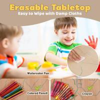 Infantil con 2 Sillas para Niños de 3 a 8 años, Niños Infantil Altura Ajustable, Escritorio Niño Fácil Limpiar, - details 4