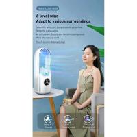 Enfriador de aire USB portátil, ventilador eléctrico sin aspas, temporizador silencioso de 6 velocidades, ventilador de refrigeración, humidificador, ventilador de aire acondicionado - details 3