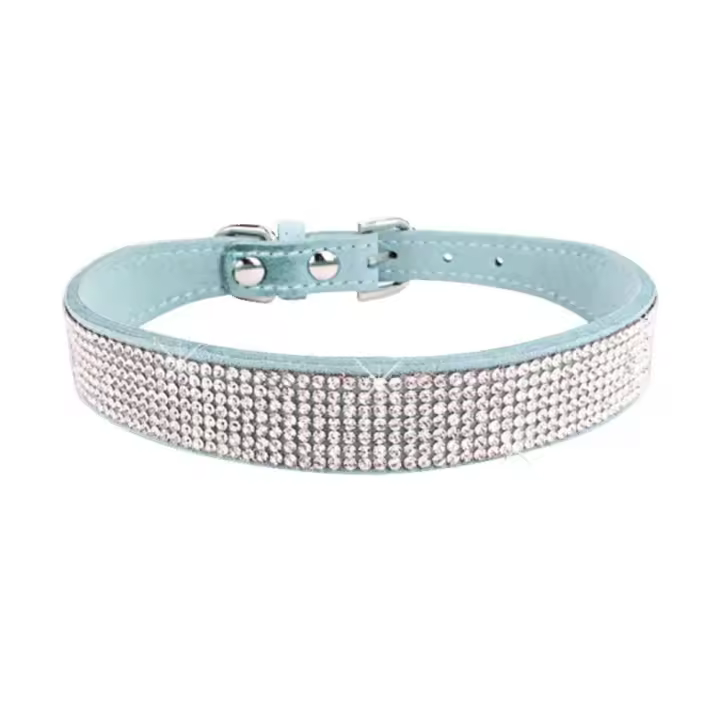Accesorios para mascotas Diamantes de imitación brillantes Collares para mascotas Collares exquisitos Collares para perros - 1