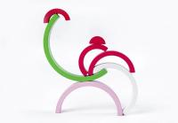 Juguete de madera Montessori para niños, bloques de construcción de arcoíris, juego de equilibrio de apilado creativo - details 19