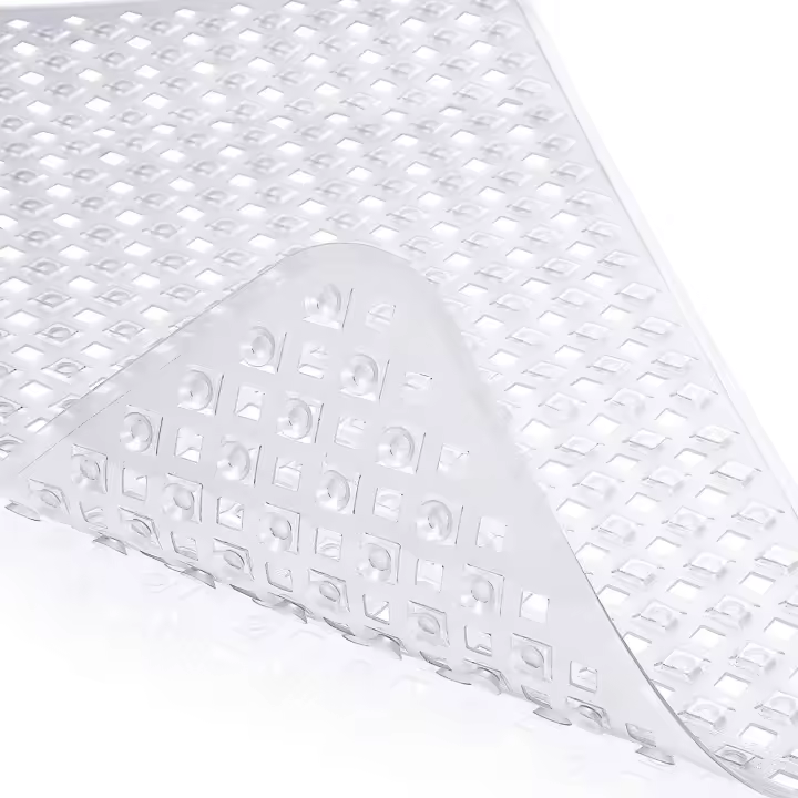 Anti-Slip and Skin-Friendly Bath Mat, 88x40cm, incl. Hooks  BPA-Free Bath Mat  Mould-Resistant and Machine Washable Bath Mat  Bath Mat - 1