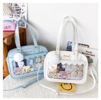 Bolso de bebé transparente suave para niña estudiante, bolso de hombro pequeño, bolso cuadrado, bolso de mensajero bidimensional - details 45