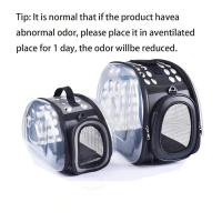Mochila para Mascotas Transparente y Transpirable Portador de Gatos para Viajes al Aire Libre - details 2