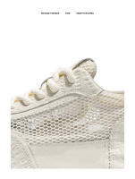 Zapatos De Malla Transpirable, Zapatillas De Plataforma De Realce De Lujo Ligero - details 6