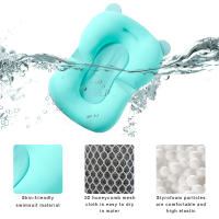 Cojín de Baño Plegable Suave para Bebés Soporte de Asiento de Tina Antideslizante Almohadilla de Protección para la Seguridad del Baño - details 1