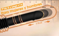 Vibrador con función de empuje