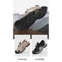 Sandalias de cuero de vaca de primera capa Tamaño grande Ideal para montañismo y ocio de verano - details 9