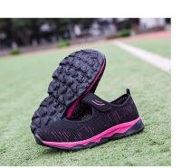Zapatos Deportivos informales de malla tejida para mujer, zapatillas profesionales antideslizantes para correr, zapatos ligeros y cómodos para mamá, Verano - details 29