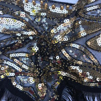Chal de Encaje Fino Versátil con Cuentas de Malla y Abalorios Vestido Corto Pequeño, Chaleco, Capa, Cárdigan Pequeño, Prenda Exterior Decorativa - details 3