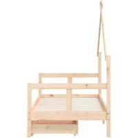Estructura de Cama Infantil con cajones Madera de Pino 80x160cm - details 5