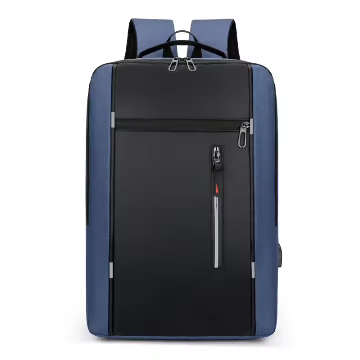 Mochila De Negocios impermeable para hombre, morral escolar con USB de 15,6 pulgadas, para ordenador portátil, de gran capacidad - 1