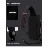 Bolso de Hombro Anti-Robo para iPad Mini 6 Bolso de Pecho para Viaje para Hombres con Bloqueo de Contraseña Bolso de Mensajero Regalo para Hombres - details 7