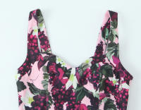 Ropa de mujer europea y americana temperamento de impresión popular vestido de cola de pez con tirantes delgados - details 3
