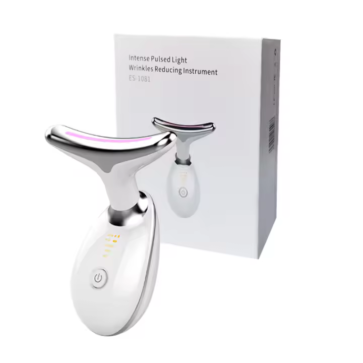 Dispositivo de belleza para rejuvenecimiento de la piel, masajeador Facial de cuello, vibración, Lifting, reafirmante, 3 colores - 1