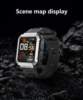 Reloj inteligente con pantalla completamente táctil de 1,96 pulgadas y auriculares Bluetooth TWS 2 en 1 - details 19