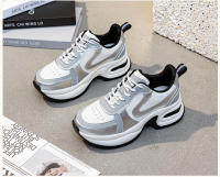 Zapatos negros de gran tamaño para mujer, zapatos de papá versátiles, zapatos blancos de plataforma, zapatos de cuero genuino - details 9