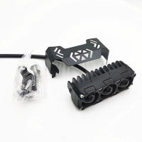 Focos LED para motocicleta y coche, faros bicolores amarillos y blancos de 12w - details 0
