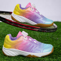 Zapatos de bádminton profesionales ligeros, transpirables, antideslizantes, amortiguadores, rojos, profesionales, zapatos de tenis. - details 15