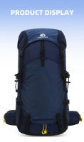 Bolsa de montañismo Mochila de escalada para acampar con cubierta para la lluvia, gran capacidad, deportes al aire libre, senderismo, montañismo, paquete de hidratación - details 10