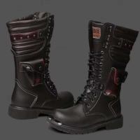 Señal de entrega Caza al aire libre Zapatos de trabajo duraderos de gran tamaño Botas de motocicleta de cuero - details 4