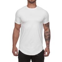 Camiseta deportiva de cuello redondo para hombre, camisa de entrenamiento de malla transpirable de secado rápido, ajustada, mang - details 7