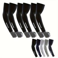 Conjunto de 3 mangas de brazo para hombre que absorben la humedad, de secado rápido, transpirables, anti-UV, para correr, ciclismo, pesca y deportes al aire libre. - details 1