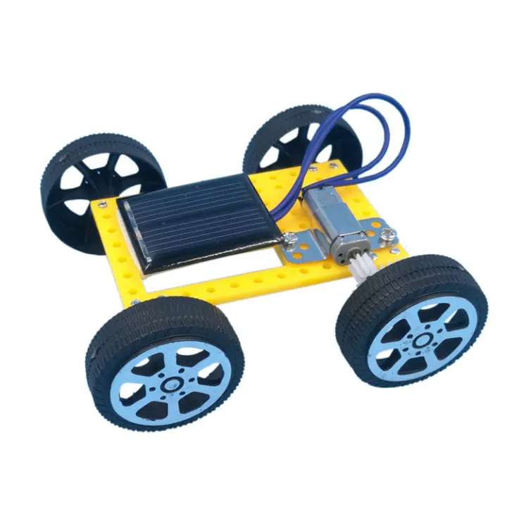 [JUEGO] coche de juguete Solar para niños, Mini Kit de coche con energía ensamblada DIY, juguetes educativos STEM para niños, regalo de cumpleaños creativo - 1