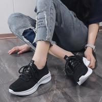 Zapatillas de deporte a la moda para mujer, zapatos informales de malla transpirable con tejido de mosca, suela suave hueca, para exteriores - details 23