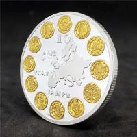 Colección europea de la UE, artefactos de recuerdo, monedas de moneda extranjera, medallones conmemorativos - details 4