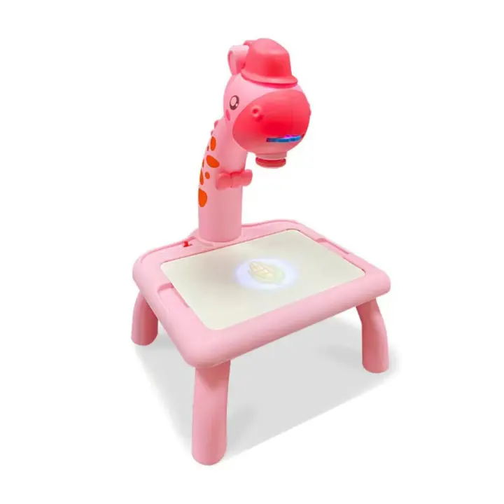 Mesa de dibujo con proyeector LED para niños, juego de pintura, tablero educativo, equipo de Sprendizaje - 1