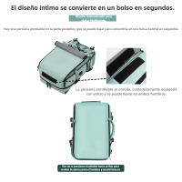 Mochila Viaje Cabina Avión 40x20x25 - Gran Capacidad, Multifuncional, Viajes, Trabajo, Estudio - details 3