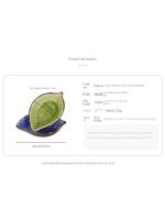 Kitchen Bowl Kitchen Tool Dish Creative Ice Crack Glaze Leaf Ceramic Seasoning Soy Sauce Vinegar Small Plates 10*7.5*3cm - details 7