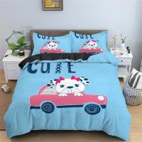 Cubierta de Edredón con Diseño de Oso de Dibujos Animados Microfibra 2/3PCS Ropa de Cama para Niñas y Niños Comfortable y Adorable - details 15