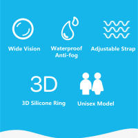 Gafas de Natación para Hombres y Mujeres Protección Anti-enjuague UV Impermeables Silicona Ajustable Ideales para Adultos Diving Glasses - details 4