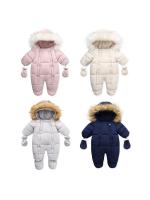 Pijamas calientes y gruesos para bebés, abrigos de lana con capucha interior, abrigos para niños y niñas, recién nacidos - details 19