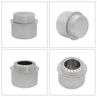 Estufa de Camping, mini alcohol portátil de aleación de aluminio con cubierta, Montañismo al aire libre, senderismo, mochila, estufa de camping - details 12