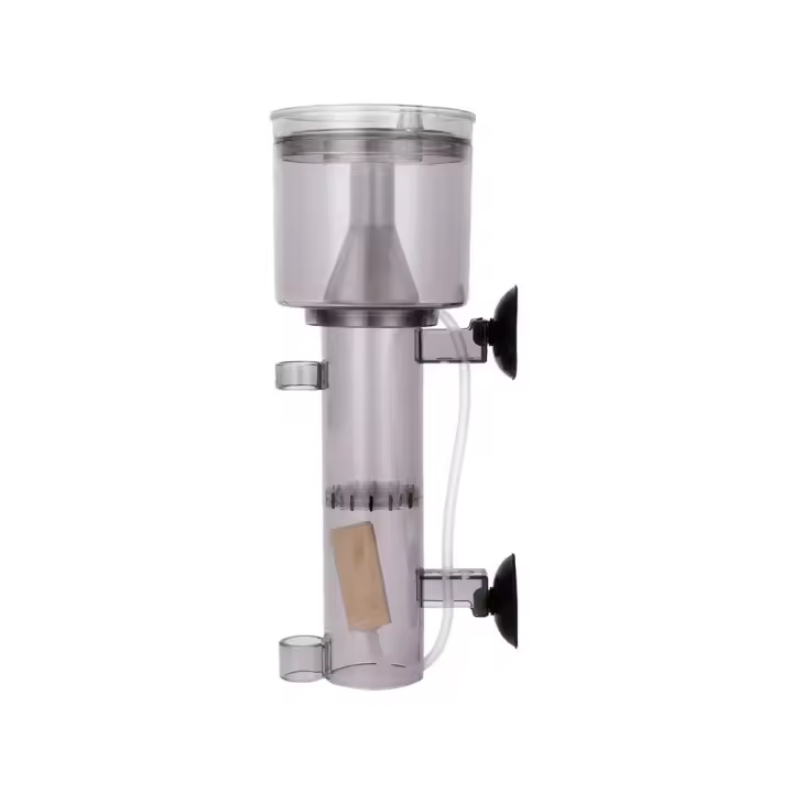 Ventosa para acuario, espumadera de proteína, montaje en pared con piedra de aire de madera, espumadera de proteína de agua de mar, filtro neumático de plástico para acuario - 1