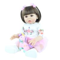 Muñeca realista de 19 pulgadas para niña, juguete de bebé Reborn De 48 CM con cuerpo de silicona suave completo, bonito vestido hecho a mano, regalo de cumpleaños - details 3
