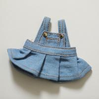 Vestido con tirantes, accesorios de ropa para muñecas, traje para muñecas, vestido vaquero, Mini ropa de oso, vestido DIY para muñecas de peluche de 12cm - details 6