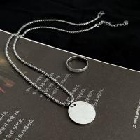 Collar Anillo Colgante Hip Hop Trendy para Mujer, Diseño Premium y Único, Collar Largo para Suéter y Sudaderas - details 10