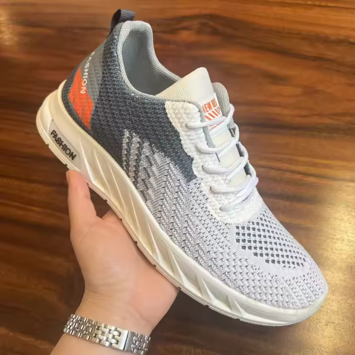 Zapatillas de Malla Versátiles para Hombres Transpirables, Antideslizantes, Moda de Primavera y Otoño Zapatillas Casuales - 1