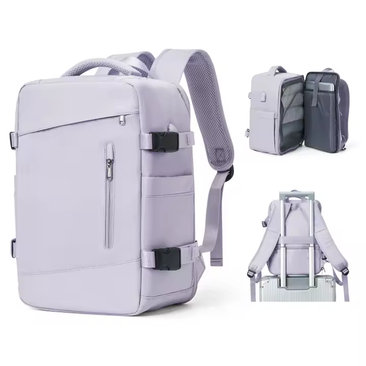 Mochila de Viaje de Nylon Capacidad de 20-35 Litros Estilo de Moda Compatible con Ryanair Wizzair y Laotop - 1