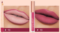 Pintalabios, Combinación De Delineador De Labios Mate Y Brillo De Labios De 12 Colores, Antiadherente, Que No Se Decolora - details 13