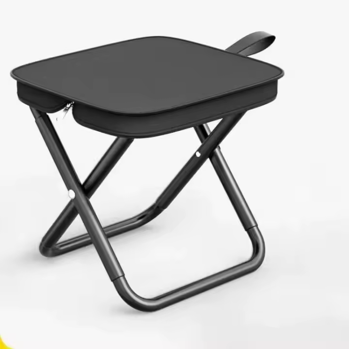 Silla plegable portátil multifuncional para pícnic al aire libre, taburete VIE ultraligero, accesorios de pesca - 1