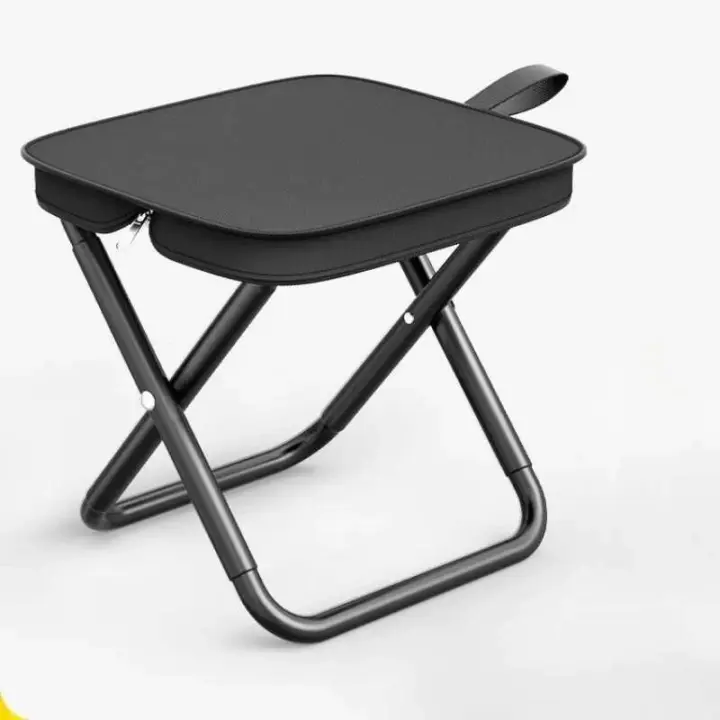 Silla plegable portátil multifuncional para pícnic al aire libre, taburete VIE ultraligero, accesorios de pesca - 1